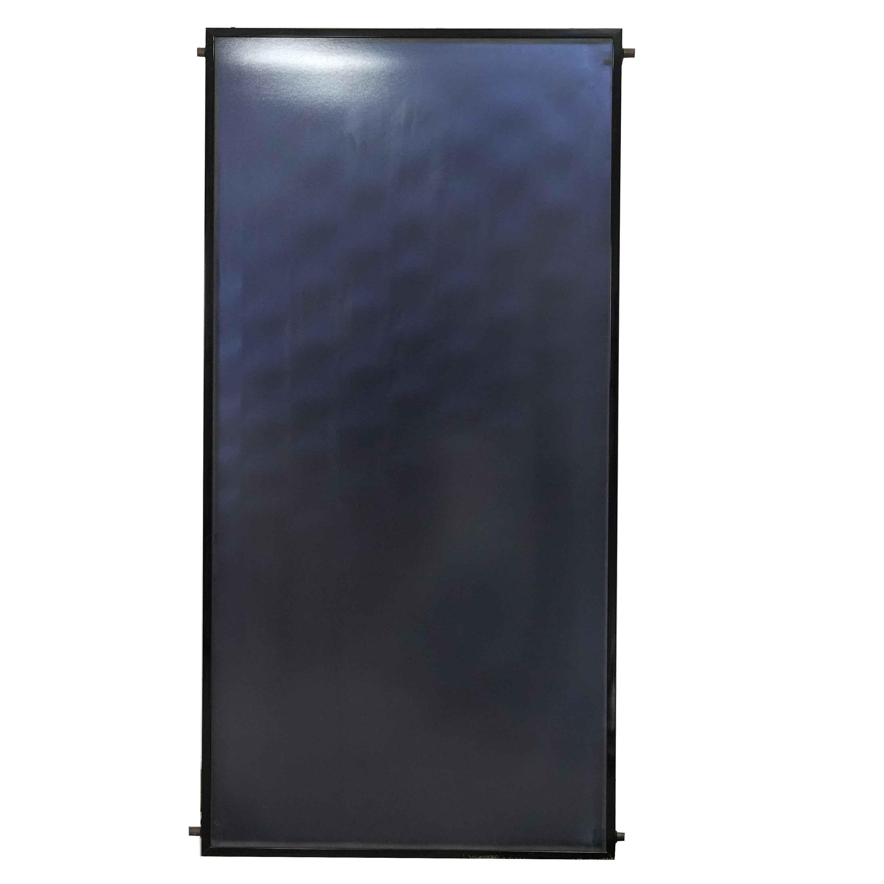 blue sputtered flat plate solar collector